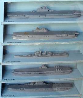   Spotter Recognition Miniature U.S. Ships Models + Case By South Salem