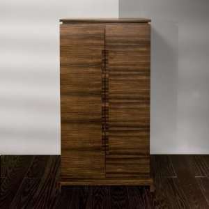   Free Standing Tall Cabinet with 2 Doors and Wooden B