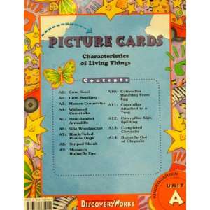   Cards Characteristics of Living Things, Grade K 