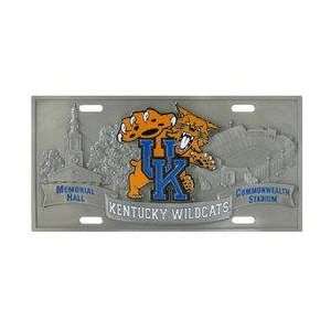 Kentucky Wildcats   3D License Plate 