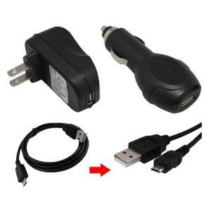  Skque Rapid USB Home Travel Wall Charger + USB Car Charger 