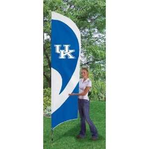  Kentucky Wildcats UK Large 8 Ft Tall Tailgate Flag Sports 