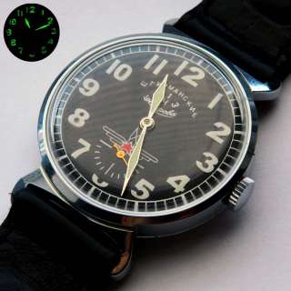   Gagarin SHTURMANSKIE 1MWF POBEDA USSR Black Mechanical wristwatch TOP