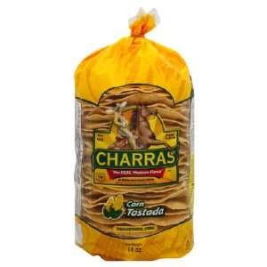 Charras, Tostada Natural Yellow, 14 Ounce (15 Pack)  