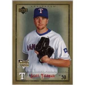  Scott Feldman Texas Rangers 2006 Artifacts Rookie Baseball 