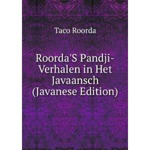    Verhalen in Het Javaansch (Javanese Edition) Taco Roorda Books