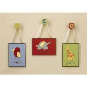  Alphabet Soup 3 Piece Wall Plaques Baby