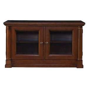 Traditional 48 Cherry Credenza with Glass Doors  Kitchen 