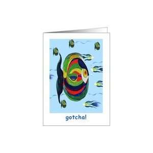  Gotcha Day! for Daughter, Colorful Fish at Sea Card 