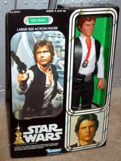   VTG Star Wars 12 BK Large Han Solo Doll Kenner Action Figure  