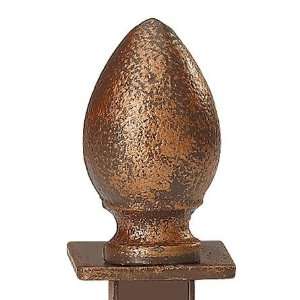  Cobblestone Boutique Teardrop Finial With Square Fitting 