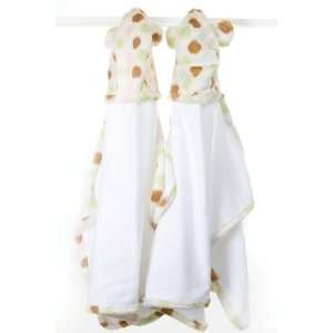  Little Giraffe   Luxe Spotted Hooded Towel With Ears Baby