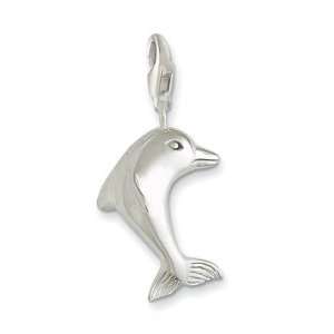  Dolphin Charm   Sterling Silver Arts, Crafts & Sewing