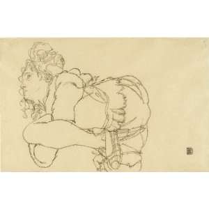  Hand Made Oil Reproduction   Egon Schiele   32 x 20 inches 
