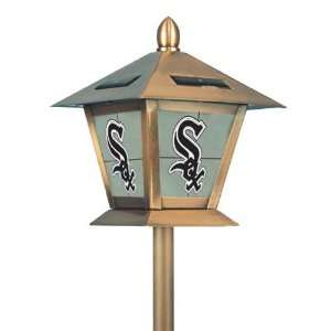   White Sox MLB Stained Glass Solar Lantern (20): Sports & Outdoors