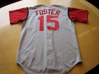 GEORGE FOSTER Signed & Guaranteed Authentic Reds Jersey*** SEVERAL 