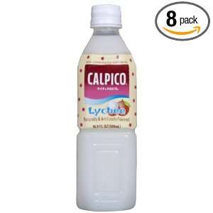 Calpico Soft Drink, Lychee, 16.9 Ounce Grocery & Gourmet Food