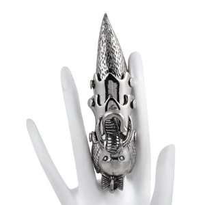  Elephant Gothic Finger Armor Ring Jewelry