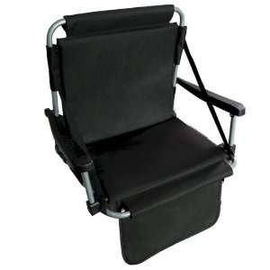  Stadium Chair with Back (Black) 