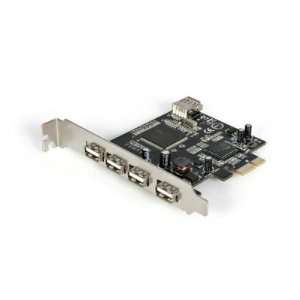  StarTech 4 Port PCI Express USB 2.0 Adapter Card Electronics