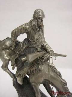 Chilmark Pewter THE MOUNTAIN MAN Frederic Remington Inspired Western 