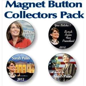 Four Sarah Palin Going Rouge Collectors Refrigerator Magnet Pack 3 
