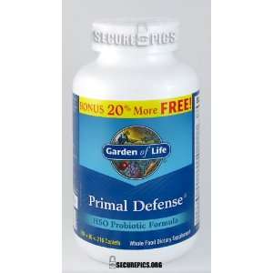  Garden of Life Primal Defense HSO Probiotic Formula BONUS 