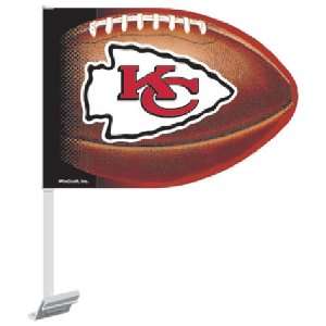 Kansas City Chiefs NFL Car Flag (11.75x14.5)  Sports 