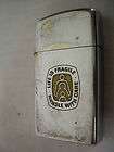 1973 ZIPPO SLIM LIGHTER LIFE IS FRAGILE HANDLE WITH CARE