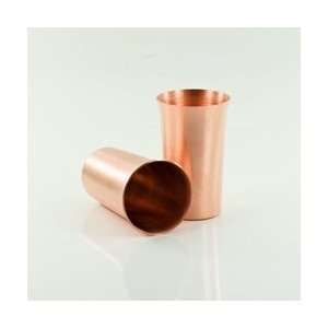    2 Large Solid Copper Moscow Mule Shot Glasses 