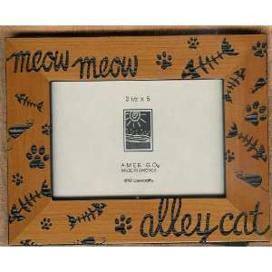  Meow Meow Alley Cat Frame: Home & Kitchen