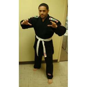  Bjj Kimono Jiu Jitsu/judo Gi Student Black Color 0 Sports 