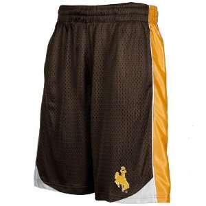   Wyoming Cowboys Youth Brown Vector Workout Shorts: Sports & Outdoors