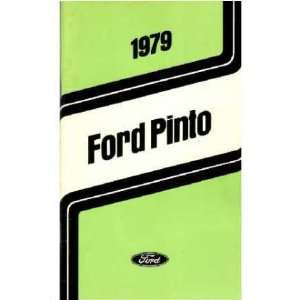  1979 FORD PINTO Owners Manual User Guide: Automotive
