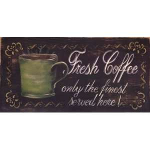 Fresh Coffee by Grace Pullen 20x10: Grocery & Gourmet Food