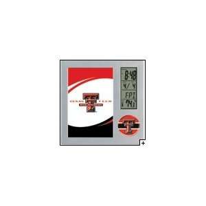   NCAA Texas Tech Red Raiders Team Desk Clock *SALE*: Sports & Outdoors