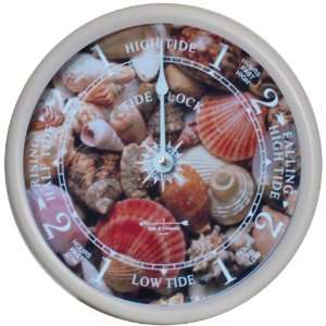  9 1/2 Shells Tide Clock   Made in USA