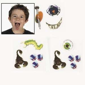 Edible Images Halloween Tongue Tattoos   Candy & Novelty Candy  