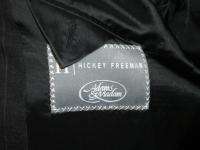 HICKEY FREEMAN Gray Pinstripe 2 Button Suit 48 R  