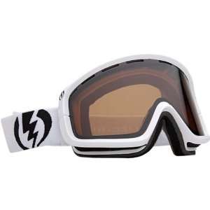 Electric EGB2 Adult Cylindrical Ski Snow Goggles Eyewear   Gloss White 