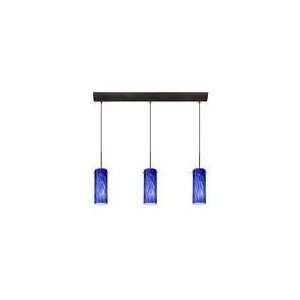  Besa Lighting   3QV 440486 BR   Stilo 3 Light Mini Pendant 