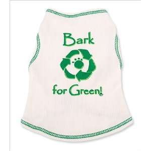  Bark for Green Tank Shirt for Dogs   XXS (6 length 