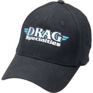  Drag Specialties Fitted Cap   S/MD/Black: Automotive