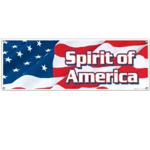 Spirit Of America Sign Banner Case Pack 60   523856: Home 