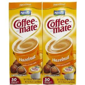 Coffee mate Liquid Creamer Singles Hazelnut, 50 ct, 2 pk