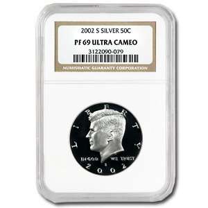  2002 S Silver PF 69 Proof Ultra Cameo NGC (.50) 