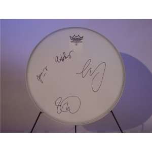    Coldplay Autographed/Hand Signed Drumhead