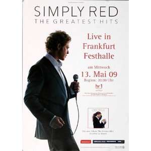 Simply Red   The Greatest Hits 2009   CONCERT   POSTER from GERMANY