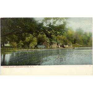   Vintage Postcard Vassar Lake Poughkeepsie New York 
