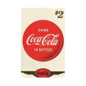Coca Cola Collectible Phone Card: Coke National 96 $2. GOLD. Drink 